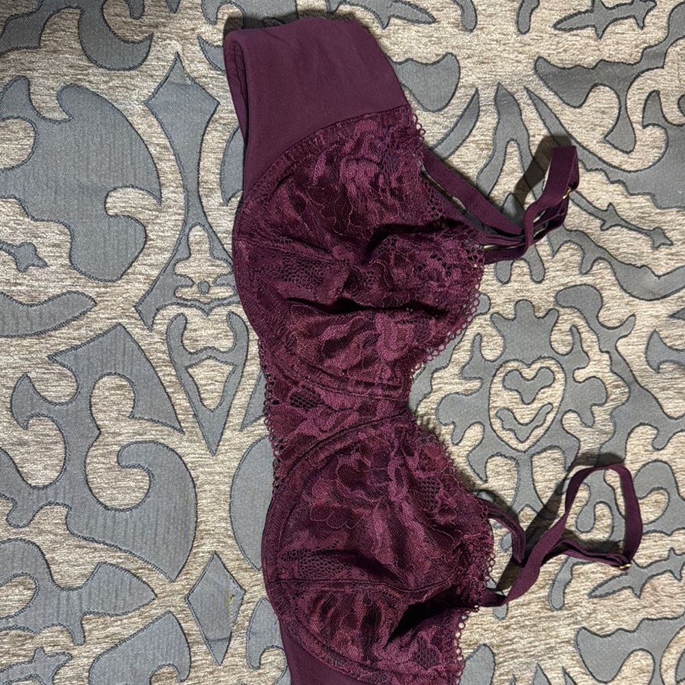 Soma Deep Purple Lace Bra
